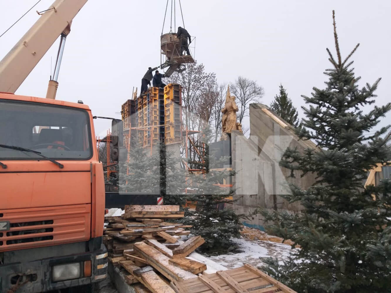 Реконструкция памятника