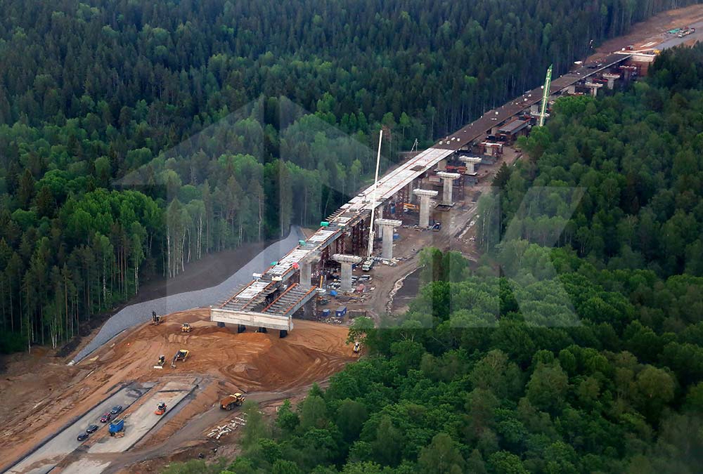 Опалубка путепровода